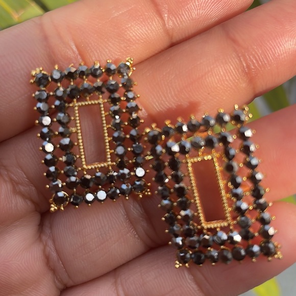 Rectangle-shaped stud earrings | NWT - Picture 6 of 6